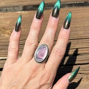 Soliloquy Jewelry Sterling Silver Lepidolite Ring